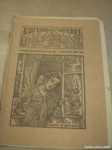 Libros antiguos: Rosa María, Novela de Mario D´ancona, Editorial Guerri, folletín de los años 30, cuadernos 149-50